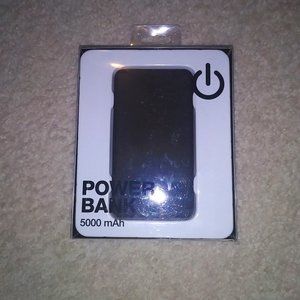 Power Bank 5000 mAh Black New